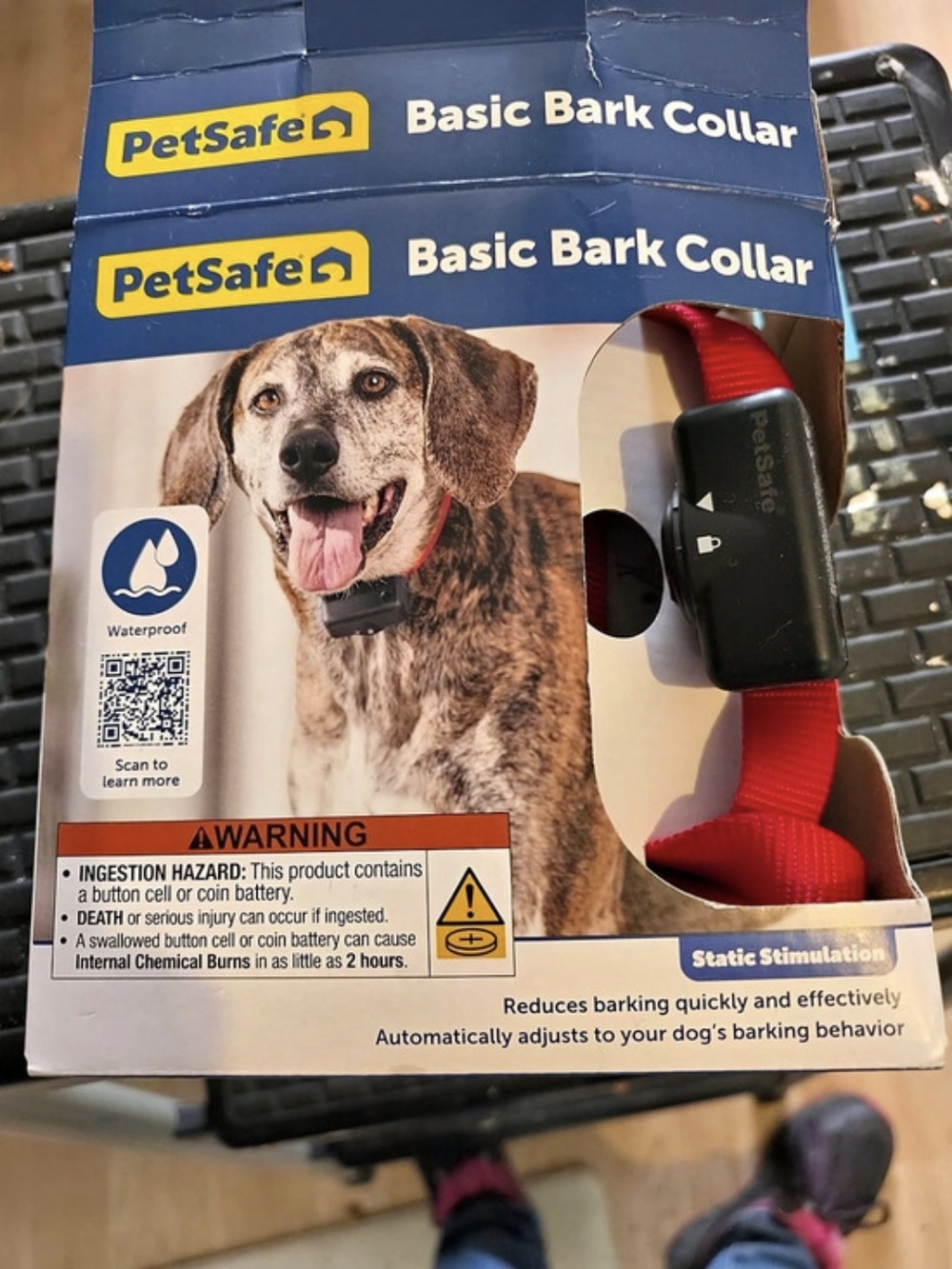 PetSafe Basic Bark Collar Red + Extra Battery